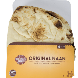 Wellsley Original Naan Bread, 4ct
