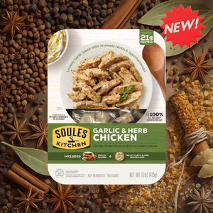 Soules Kitchen Fresh Creamy Garlic & Herb Chicken Meal Kit, 15oz