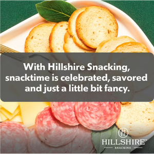 Hillshire Snacking Protein Small Plates, All Natural Uncured Pepperoni, Natural White Cheddar Cheese & Toasted Rounds Snack Pack, 2.76 oz (Refrigerated)