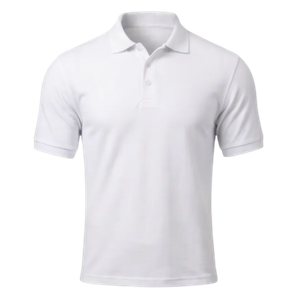 Men's Short Sleeve Polo Shirt (White)