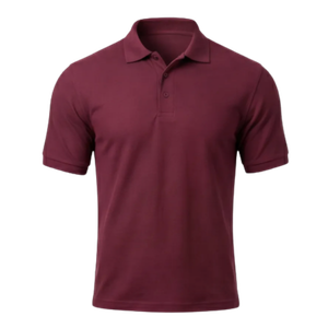 Men's Short Sleeve Polo Shirt (Maroon)