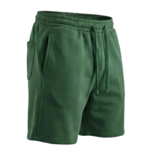 Basketball Shorts w/Pockets 100% Cotton (Green)