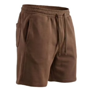 Basketball Shorts w/Pockets 100% Cotton (Brown)