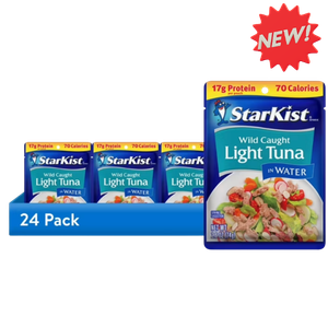 StarKist Light Tuna in Water, 2.6 oz (24 pack), 3.9lbs