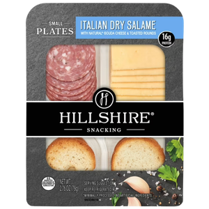 Hillshire Snacking Protein Italian Dry Salami and Gouda Cheese Snack Kit, 2.8 oz (Refrigerated)