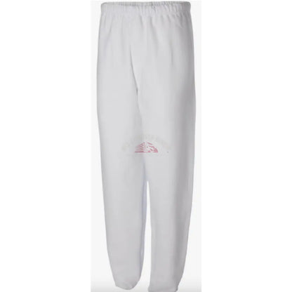 Sweatpants w/Pockets 100% Cotton (White) XL Sweatpants
