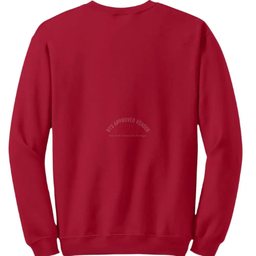 Sweatshirt 100% Cotton (Red) XL Sweatshirt